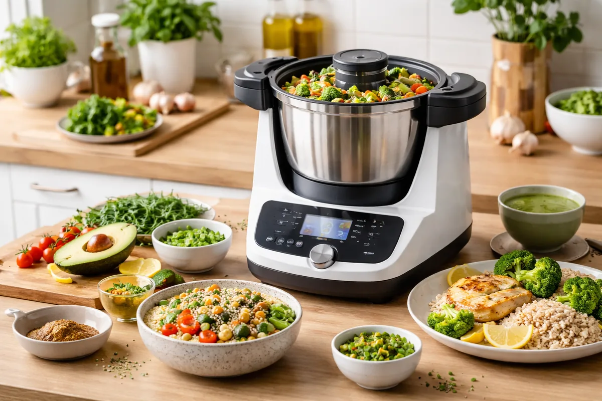 Comment préparer des recettes de cuisine saine facilement avec un robot de cuisine